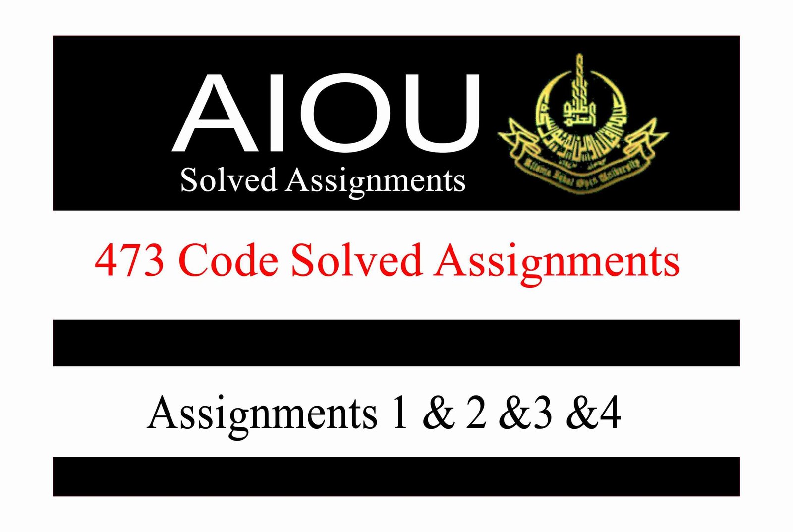 AIOU Course Code 473 Solved Assignments